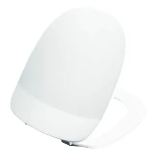 Pressalit WC-Sitz 79000-D43999 Steckscharnier D43, Edelstahl, Standard, weiß, mit Deckel