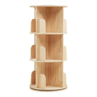 [en.casa] Kinderregal, Natur, Holz, Kiefer, 44x95x44 cm, Kinder- & Jugendzimmer, Kindermöbel, Kinderregale