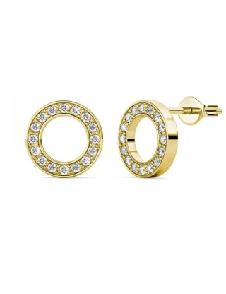 Ophir-Ohrringe - Gold und Kristall