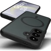 GreenHec Handyhülle Hülle Samsung S26 S25 S24 S23 S22 + Ultra FE MagSafe Case Magnet Black 15,64 cm, Schwarz Cover Magnetische Schutz HandyHülle für Galaxy Ultra Plus EDGE