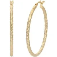 Firetti Paar Creolen Schmuck Geschenk Gold 585 Ohrschmuck Ohrringe