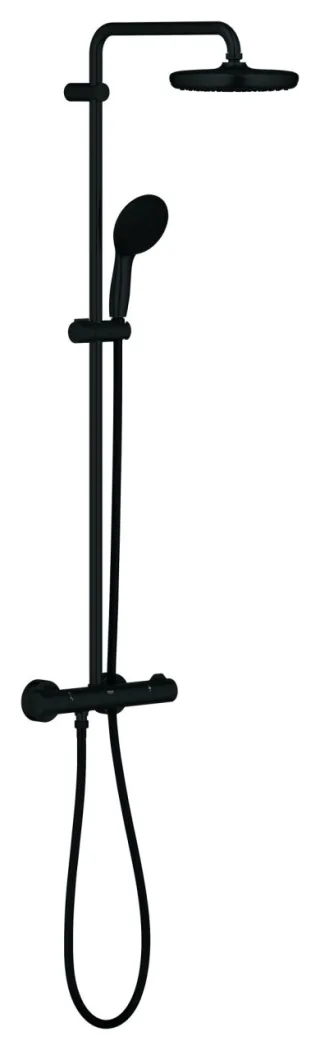 GROHE Duschsystem Tempesta 210 26811_1, Brause-THM KB Temp. 210 matt black, 268112431 268112431