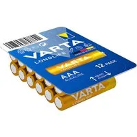 VARTA Varta Batterie Alkaline, Micro, AAA, LR03, 1.5V Longlife, Retail Box Batterie, (1,5 V)