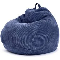 Green Bean Sitzsack Indoor Sitzsack Scoop 90x110cm - Cord (Indoor Sitzsack 90x110cm aus Cordstoff mit EPS-Perlen Füllung, Kuschelig Weich Waschbar - Drinnen Bodenkissen Liegekissen Sitzkissen), Sitzhocker Relax-Sessel Kinder Erwachsene Stoff