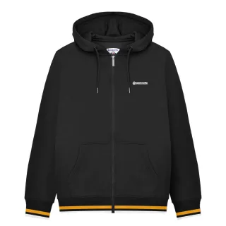 Lambretta - "AW24" Hoodie mit durchgehendem Reißverschluss für Herren (Schwarz/Gold)