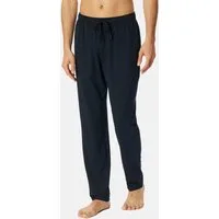 Schiesser Schlafhose Mix & Relax (1-tlg) Schlafanzug Hose - Baumwolle - Atmungsaktiv - Bund mit Bindeband