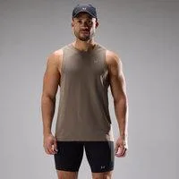 MP Herren Velocity Ultra Nahtlos Singlet - Falcon - L