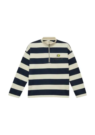 s.Oliver - Sweatshirt blau/creme - Gr. - 140