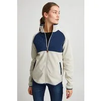 OXMO Kapuzensweatjacke OXMalin Fleece Übergangsjacke mit Steppmuster