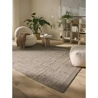 benuta Wollteppich Rocco, rechteckig, Höhe: 5 mm, Teppich Wohnzimmer, Schlafzimmer, Esszimmer, Flur, Kunstfaser, Cozy
