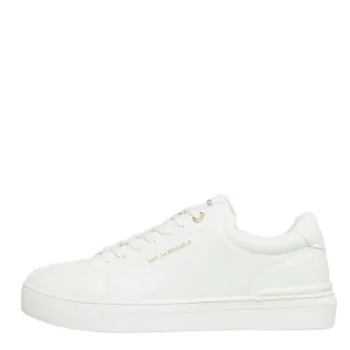 s.Oliver Red Label - Legere Sneaker in Leder-Optik weiß - Gr. - 40
