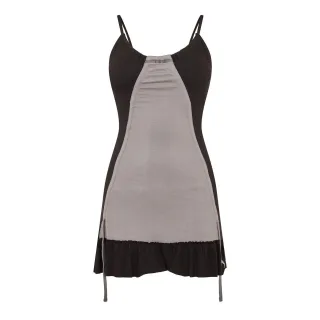 Puma - Oberteil für Damen, Spaghetti-Träger (Schwarz/Grau)