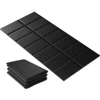 AIMAX Bodenschutzmatte Fitness Für Fitnessgeräte und Laufbandmatte 5mm PVC, Schalldämmung & Stoßdämpfung, für Fitnessgeräte, Heimtrainer, 140x60cm