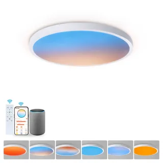 [EU Direct] Elfeland 50W Smart WiFi LED Ceiling Light 1800K~16700K Color Temperature RA≥97 IP40 Works with Tuya Smart Go