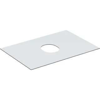 Geberit VariForm Abdeckplatte für Unterschrank f. Aufsatzwaschtisch mit einer Schublade B=75cm, weiß 244672001