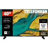 Telefunken XF40TP900S LCD-LED Fernseher (100 cm/40 Zoll, Full HD, Smart TV powered by TiVo, Smart TV powered by TiVo, HDR, Triple-Tuner, 6 Monate HD)