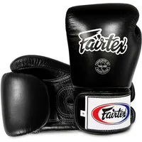 Fairtex Boxhandschuhe Fairtex BGV 1 Leder Boxhandschuhe Tight-Fit, Schwarz, Fairtex BGV1 – Spür den Muay Thai Spirit in jedem Schlag.