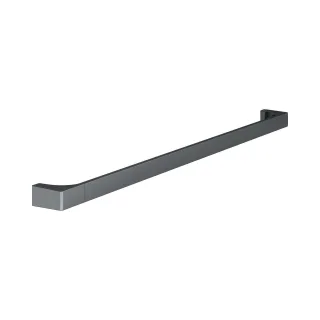 Keuco Badetuchhalter Edition 11 11101, Schwarzchrom gebürstet, 800 mm, 11101130800 11101130800