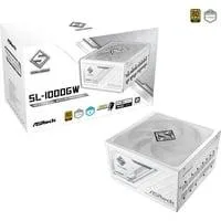 Steel Legend SL-1000GW, PC-Netzteil weiß, 1x 12-Pin High Power GPU, 3x PCIe, Kabelmanagement, 1000 Watt