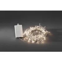 KONSTSMIDE LED-Lichterkette Weihnachtsdeko aussen, 128-flammig, mit 8 Funktionen und Memoryfunktion, 128 warm weiße Dioden