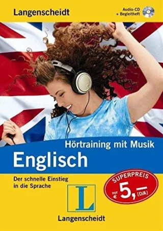 Langenscheidt Hörtraining mit Musik Englisch 1 Audio-CD: Der schnelle Einstieg in die Sprache