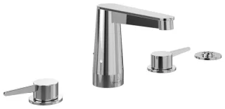 Villeroy & Boch Vierloch-Badewannenrandarmatur Conum 455x124x165mm Matt Black TVT127002000K5