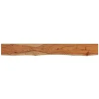 vidaXL Tischplatte Wandregal 160x20x2,5 cm Rechteckig Massivholz Baumkante (1 St)