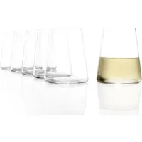 Stölzle Weinglas Stölzle Lausitz Power Weißweinbecher 6er Set, Glas