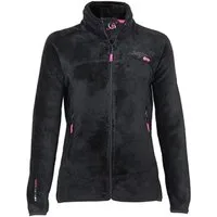 Geographical Norway Fleecejacke Damen Outdoor Jacke brupload schwarz (1-St) Mit Stehragen