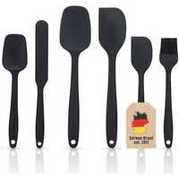 Intirilife Kochbesteck-Set (6-tlg), 6-teiliges Silikon Spaten Antihaft Silikon Spatel Set Backutensilien