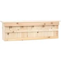 vidaXL Vogelhaus Spatzenhaus 5-fach 68x15x21 cm Tannenholz