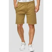 Indicode Chinoshorts Herren Kelowna Chino Shorts Herrenshorts mit elastischem Bund und Kordelzug