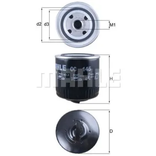 Mahle ?lfilter Seat Arosa Skoda Felicia VW Caddy Lupo Polo