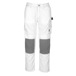 MASCOT Lerida Hose mit Knietaschen HARDWEAR Weiß 54 - 05079-010-06-76C54