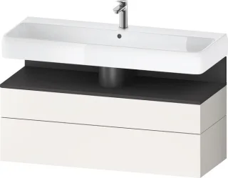 Duravit Qatego Waschtischunterbau wandhängend Weiß Supermatt 1190x470x590 mm - QA4396049840010 QA4396049840010
