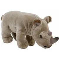 Teddys Rothenburg Kuscheltier Nashorn stehend grau 23 cm Plüschnashorn Stofftier