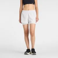 New Balance Laufshorts SPORT ESSENTIAL 2-IN-1 SHORT 3 2-in-1-Konstruktion, mit integrierter Innenhose, für Laufen