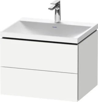 Duravit L-Cube c-shaped Set wandhängend Weiß Matt 600x480x480 mm - LC6950O18180000 LC6950O18180000