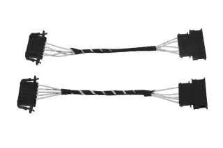 Original Kufatec Kabelsatz Kabelbaum Adapter Kabel Rückleuchten für VW Polo 9N auf Facelift 9N3 Plug & Play