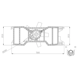 NRF K?hlerl?fter Ford Fiesta Fusion 47944