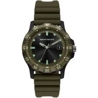 Skechers Quarzuhr Glen Oaks SR5287, Armbanduhr, Herrenuhr, Silikonarmband, analog, Tag