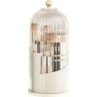 TUWENA Make-Up Organizer Make Up Kosmetik Organizer, 360 drehbarer Make-up-Pinselhalter