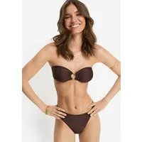 LSCN by LASCANA Bandeau-Bikini-Top Sunny, in trendiger Glanzware