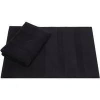 Betz Badematte 2er Set Badvorleger Deluxe Größe 50 x 68 cm, strapazierfähig, Baumwolle, rechteckig, unbeschichtet