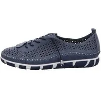 Gemini Gemini - Nappa Schnürschuh - Blau Schnürschuh