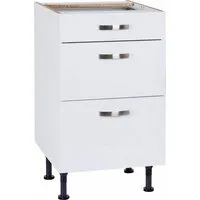 KOCHSTATION Unterschrank KS-Cara Breite 50 cm, mit Vollauszügen und Soft-Close-Funktion