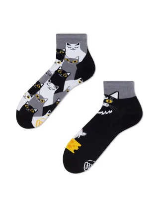 many mornings - Socken - Black Cat schwarz - Gr. - 42