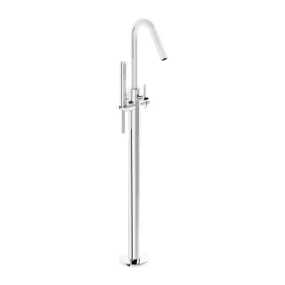 VitrA Origin Einhebel-Wannenfüll- und Brausearmatur Bodenmontage Chrom,A42681 A42681