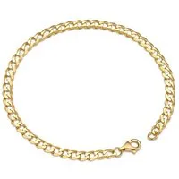 Firetti Goldarmband Schmuck Geschenk Gold 585, Panzerkette Armkette, Made in Germany