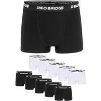 RedBridge Boxershorts 10er-Pack Bequeme Unterwäsche mit elastischem Bund (Set, 10er-Pack)